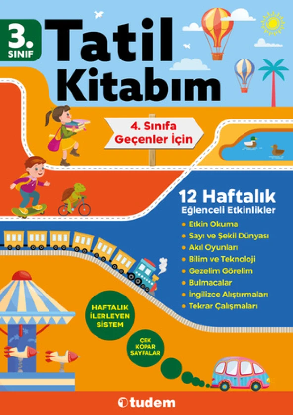 3. Sınıf Tatil Kitabım 2024 - Tudem Yayınları