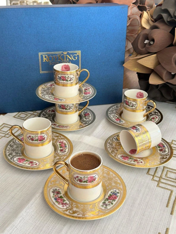 Türk Kahve Fincanı Dream 6 Kişilik 12 Parça