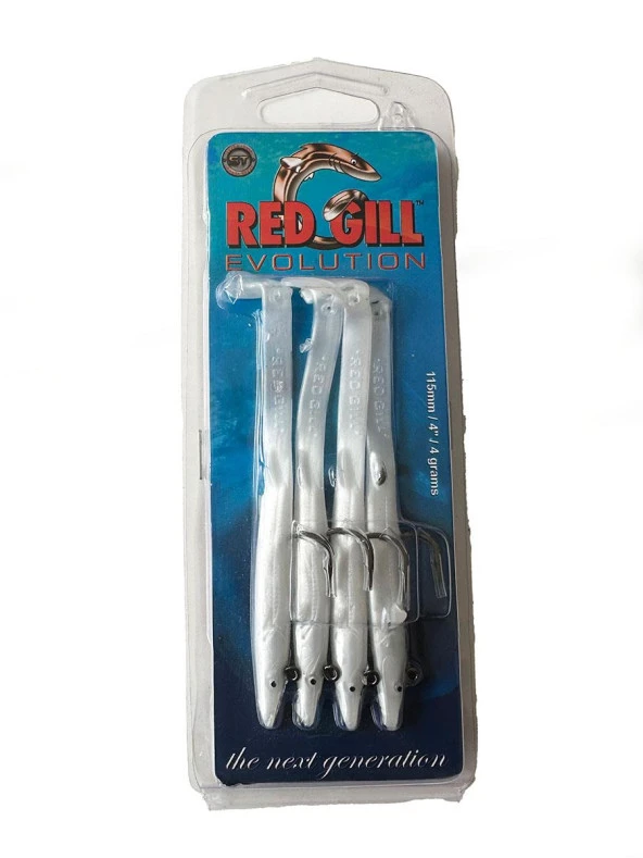Red Gill Evolution 11.5cm 4gr Silikon Yem Silver Pearl