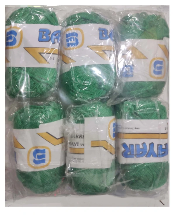 BAYAR MAKROME İPİ-6LI PAKET-ÇİMEN YEŞİLİ - 2