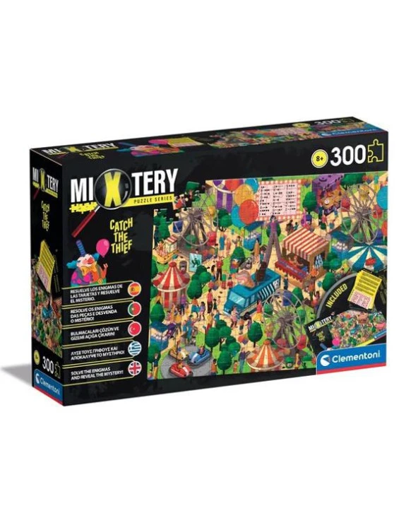 Clementoni Mixtery Puzzle Hırsızı Yakala 300 Parça 21718