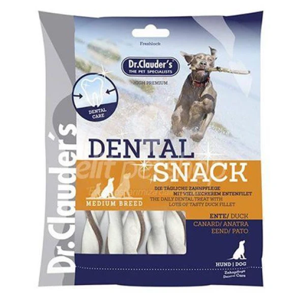 Dr.Clauders Dental Snack Ördekli Diş Sağlığı Köpek Ödülü 170 Gr