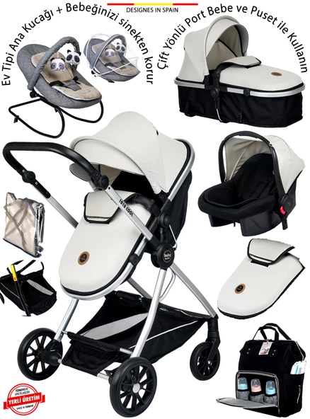 Baby Home 9 In 1 Yeni Doğan Full Set 1010 Travel Seyahat Sistem Bebek Arabası 330 Sallanır Ev Tipi Ana Kucağı - 4