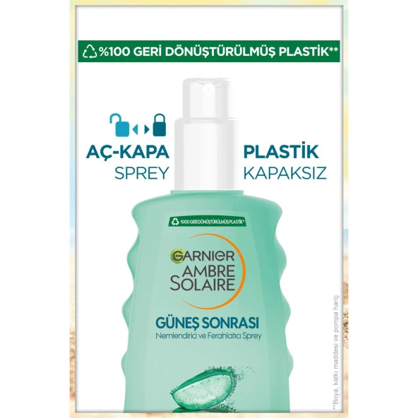 Garnier Ambre Solaire Güneş Sonrası Nemlendirici Ferahlatıcı Sprey 200ML - 4