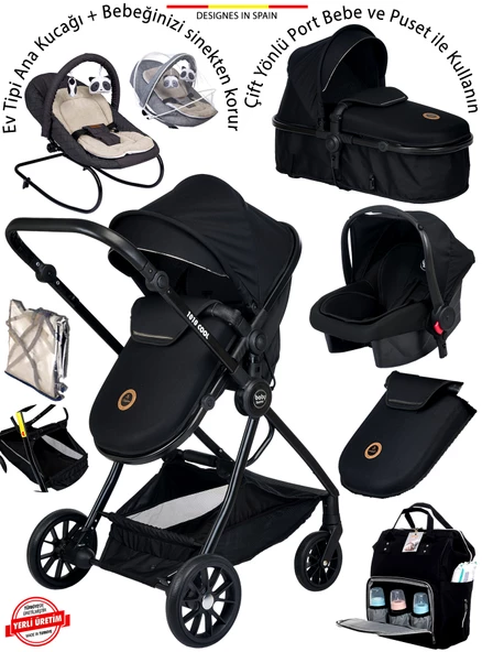Baby Home 9 In 1 Yeni Doğan Full Set 1010 Travel Seyahat Sistem Bebek Arabası 330 Sallanır Ev Tipi Ana Kucağı - 2