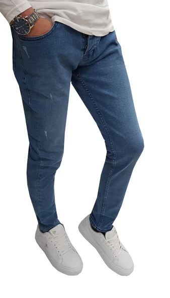 Sheff Denim Slim Fit Mavi Jean Pantolon-6680