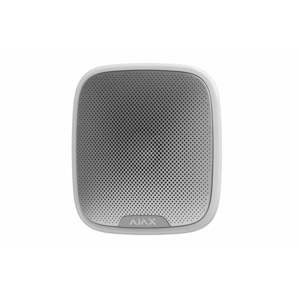 AJAX StreetSiren Kablosuz Dış Ortam Harici Siren Beyaz - 2