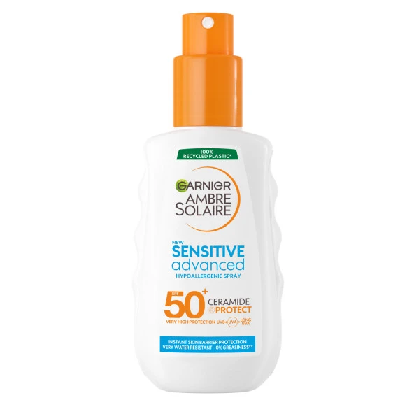 Garnier Ambre Solaire Sensitive Advanced Hipoalerjenik Güneş Koruyucu Sprey SPF50+ 150ML - 2