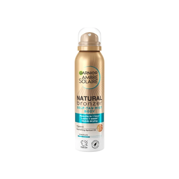 Garnier Ambre Solaire Natural Bronzer Güneşsiz Bronzlaştırıcı Sprey 150ml