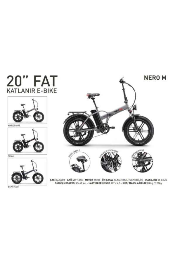 RKS NERON-M ELEKTRİKLİ BİSİKLET - 3