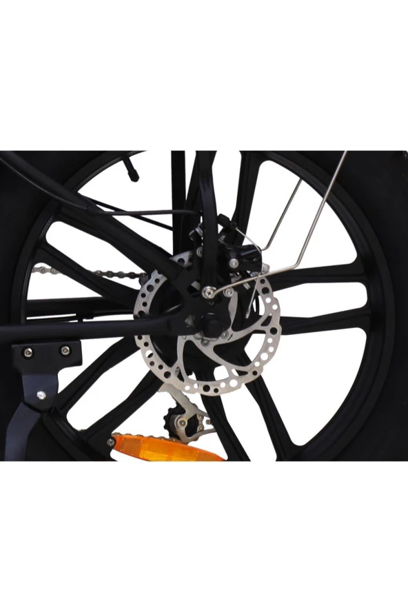 Skyjet Nitro Pro Kalın Tekerli Elektrikli Bisiklet Siyah E-Bike - 4