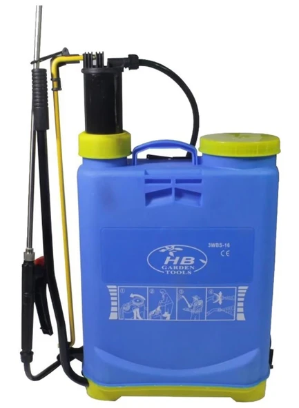 HB Garden 16 lt Sırt Tipi Mekanik İlaçlama Pompası