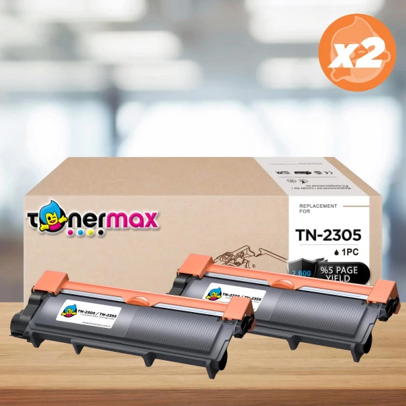 Brother DCP-L2540DN Muadil Toneri 2'li Paket / TN-2355 / TMX-L2540DN - 5