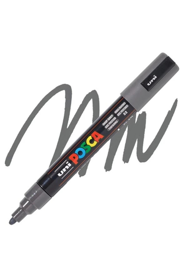 UNİ POSCA SU BAZLI POSTER MARKER PC-5M 1.8-2.5 DERİN GRİ