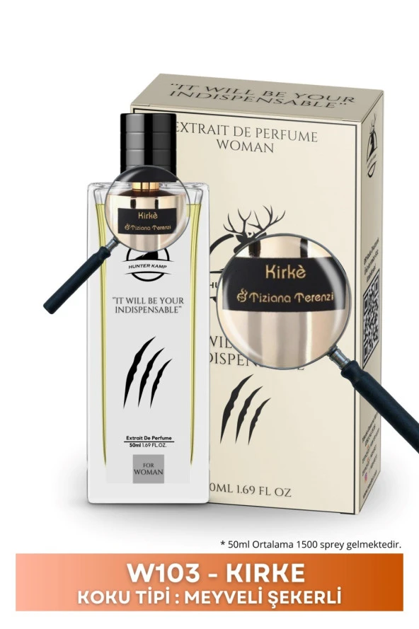 HUNTER KAMP W103- Kadın Parfüm Meyveli Şekerli Woman Eau De Perfume 50 ml  4698 - 2