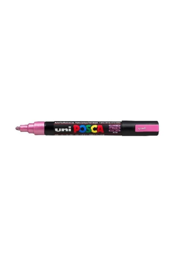 Metalik Pembe Posca Pc-5m Boyama Markörü 1.8-2.5 Mm
