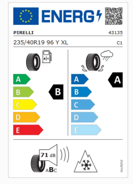 Pirelli Cinturato All Season SF3 235/40R19 96Y XL M+S 3PMSF Oto 4 Mevsim Lastiği (Üretim Yılı: 2024) 4lü Set (4 Adet set olarak satılır) - Resim 4