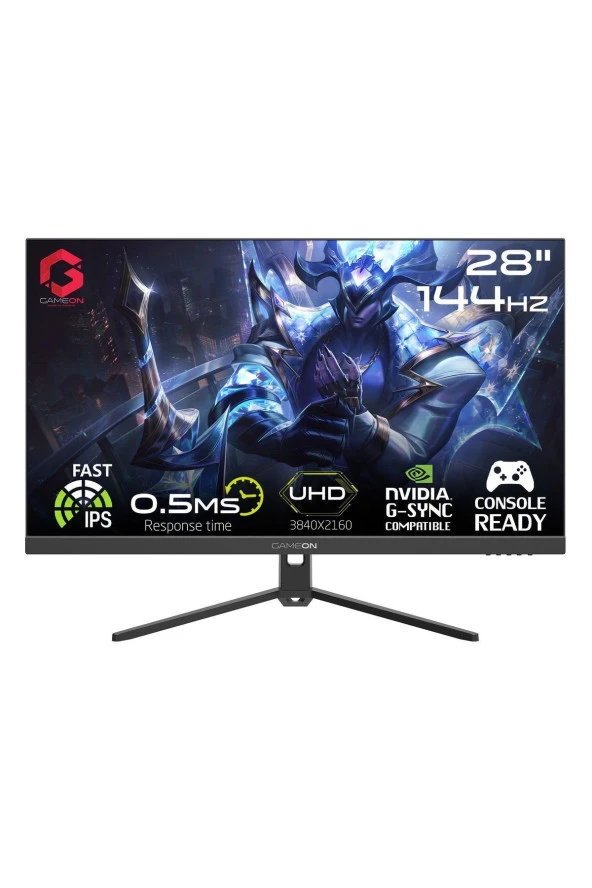 Gameon Gop28uhd144ıps 28" 4k Uhd, 144hz, 0,5ms, Hdmı 2.1 Oyun Monitörü (PS5 DESTEĞİ)