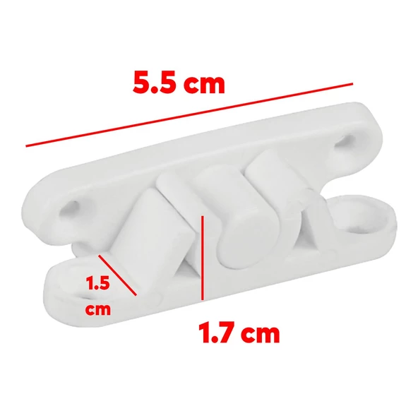 Pimapen PVC Pencere Kapı Sineklik Çerçeve Montaj Seti Plastik Kol Menteşe Çıt Çıt Tutamak 10'lu Set - Resim 8