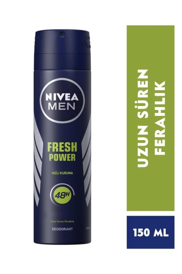 Nivea Fresh Power Erkek Deodorant Sprey 150 ml
