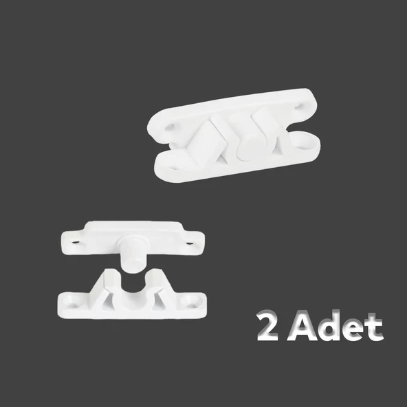 Pimapen PVC Pencere Kapı Sineklik Çerçeve Montaj Seti Plastik Kol Menteşe Çıt Çıt Tutamak 10'lu Set - Resim 5