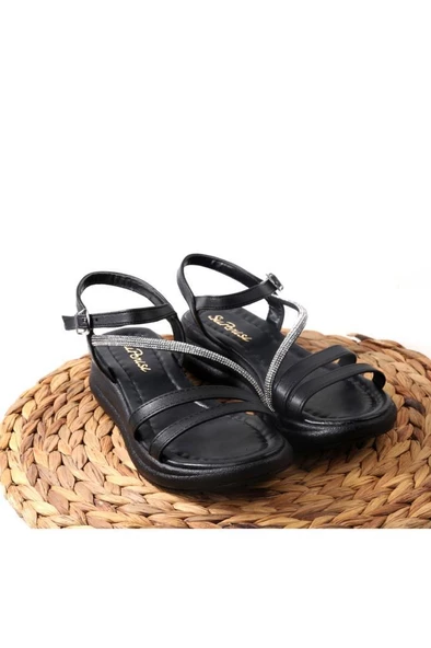Papuçcity Sprs 02826 Kadın Günlük Taşlı Sandalet - 4