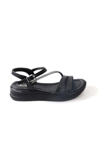 Papuçcity Sprs 02826 Kadın Günlük Taşlı Sandalet - 2