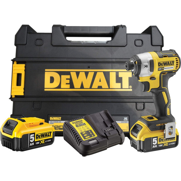 Dewalt DCF887P2 18V 5AH Darbeli Vidalama Kömürsüz 210nm