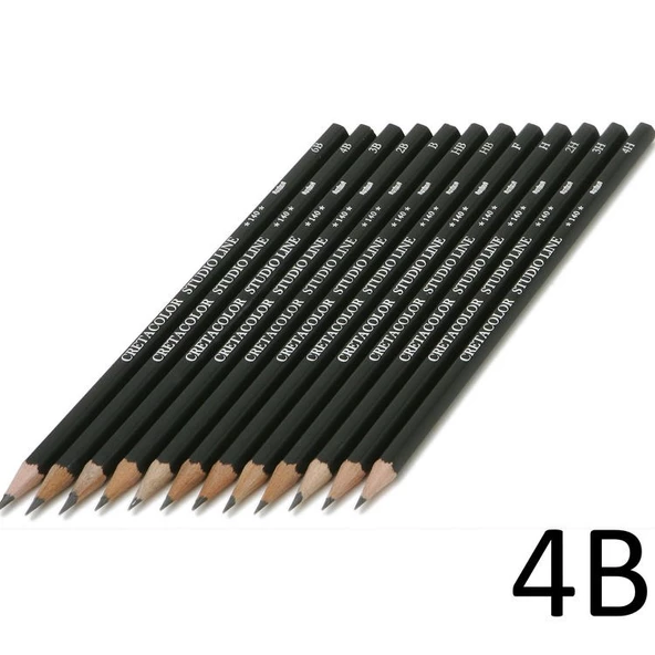Cretacolor Studio Line Graphite Dereceli Kalem 4B (140 04) - 1 Adet