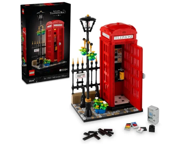 Lego ideas 21347 Red London Telephone Box