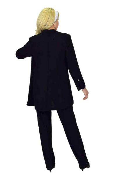 Kadın Ceket Pantolon Bluz 3 Lü Takım BGL-ST03808 - Resim 9