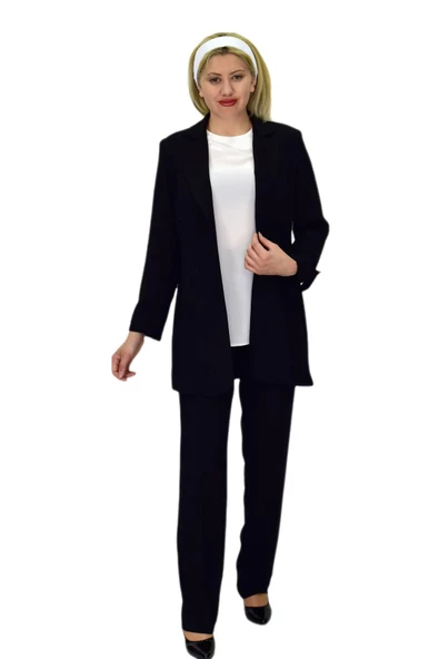 Kadın Ceket Pantolon Bluz 3 Lü Takım BGL-ST03808 ürün görseli