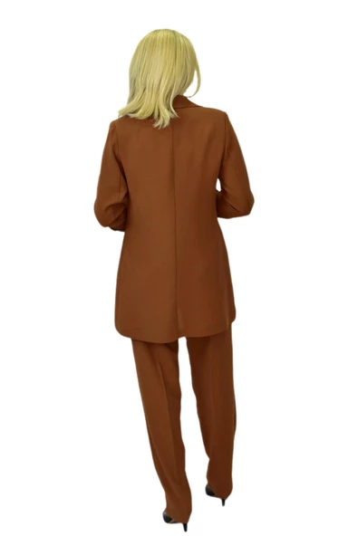 Kadın Ceket Pantolon Bluz 3 Lü Takım BGL-ST03808 - Resim 8