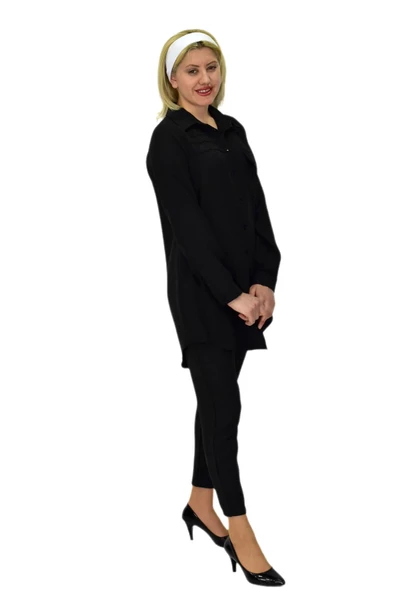 Kadın Tek Cep Kapaklı Ayrobin Gömlek BGL-ST03725 - Resim 6