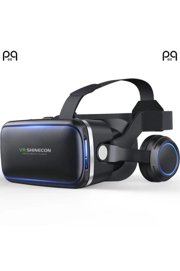 Vr 3d Sanal Gerçeklik Gözlüğü 3.5-6.2 Inç Sc-G04E Stereo Kulaklıklı