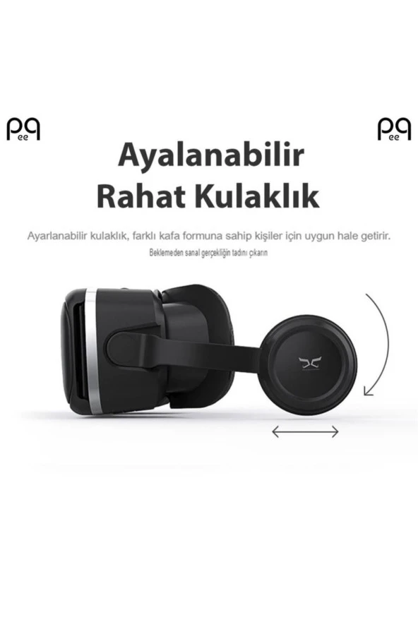 Shinecon Vr 3d Sanal Gerçeklik Gözlüğü 3.5-6.2 Inç Sc-G04E Stereo Kulaklıklı - 2