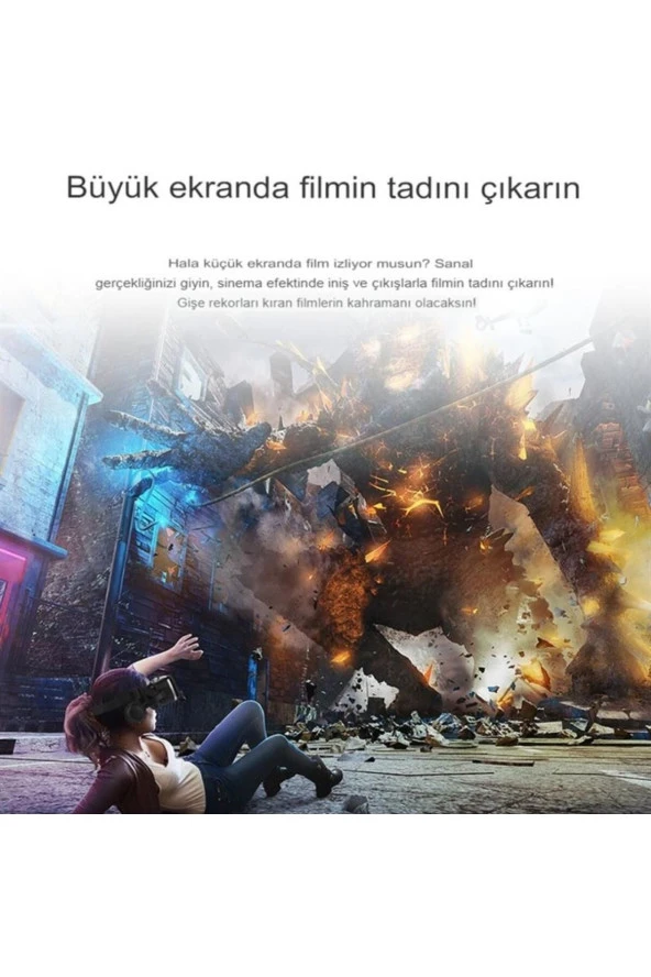 Shinecon Vr 3d Sanal Gerçeklik Gözlüğü 3.5-6.2 Inç Sc-G04E Stereo Kulaklıklı - 8