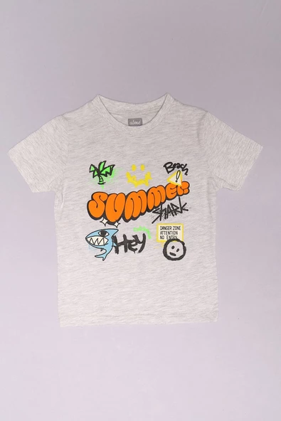 3-7 Yaş Çocuk Takım Gri - 224200.1576. - Resim 3