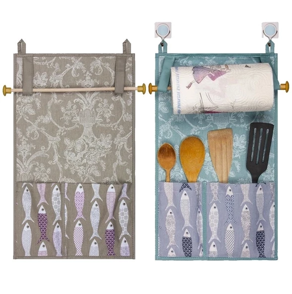 Çok Amaçlı Ahşap Kulplu Mutfak Peçete Askılığı Ve Kaşıklık - 3