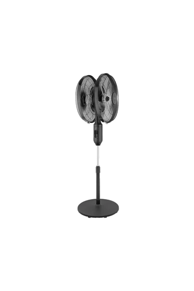 Fakir Duoflow Çift Başlıklı Vantilatör Siyah 50W