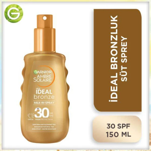 Garnier Ambre Solaire İdeal Bronzluk Güneş Koruyucu Sprey SPF30 150ML