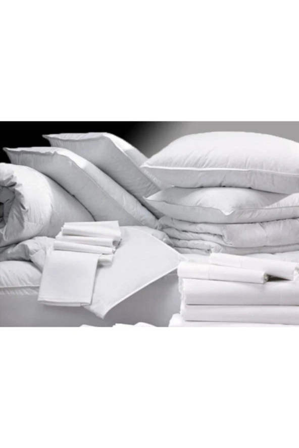 Üntaş 5 Adet Fermuarlı Pamuklu Beyaz Yastık Kılıfı 50x70 - 2