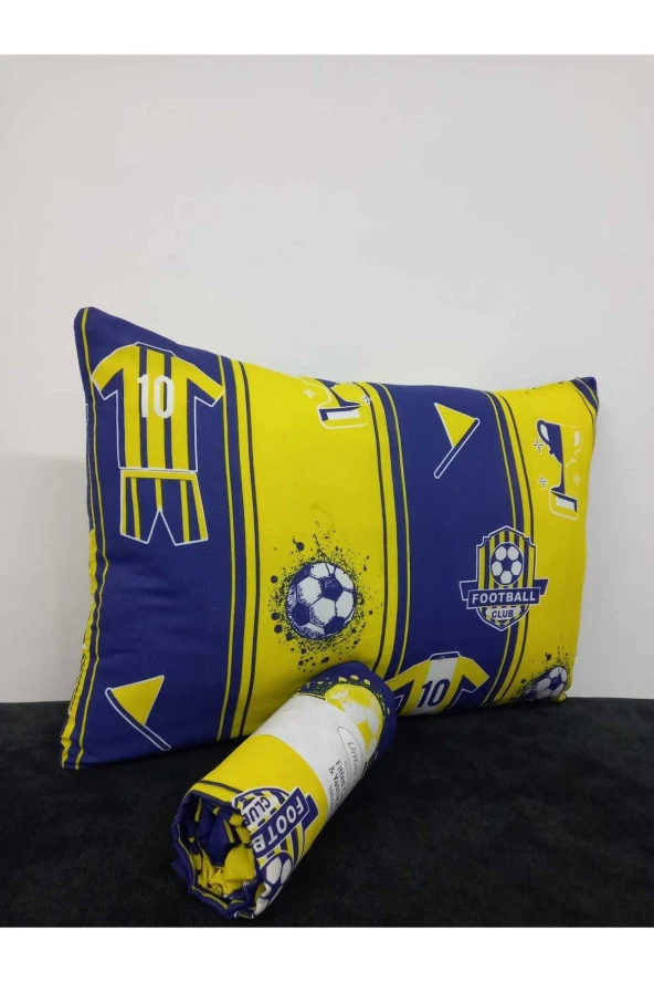 ÜNTAŞ SERENAT TARAFTAR SARILACİVERTTEK KİŞİLİK LASTİKLİ ÇARŞAF VE YASTIK KILIFI 100X200