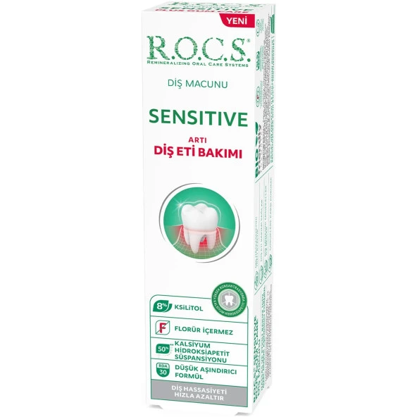 Rocs Diş Macunu Sensitive Plus Gum Care 75 ml