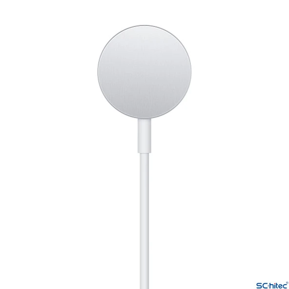 ScHitec Apple Watch ile Uyumlu Kablosuz Şarj Aleti Beyaz - 3