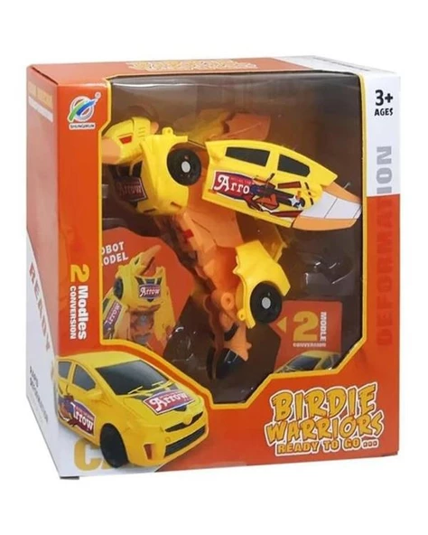 Ctoys Kuşa Dönüşebilen Oyuncak Araba 339 60 Sarı