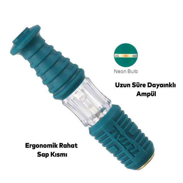 Total Kontrol Kalemi 140 mm Elektrik Priz Faz Voltaj Kontrol Tornavidası Düz Uçlu THT291408 - 3