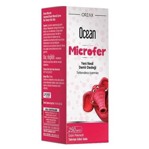 Ocean Microfer Şurup 250 Ml -SKT:12/2026