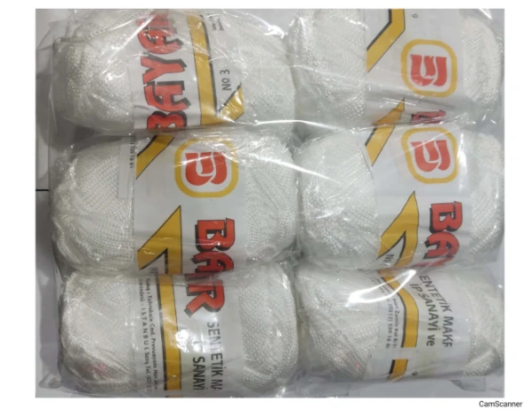 BAYAR MAKROME İPİ-6LI PAKET-BEYAZ