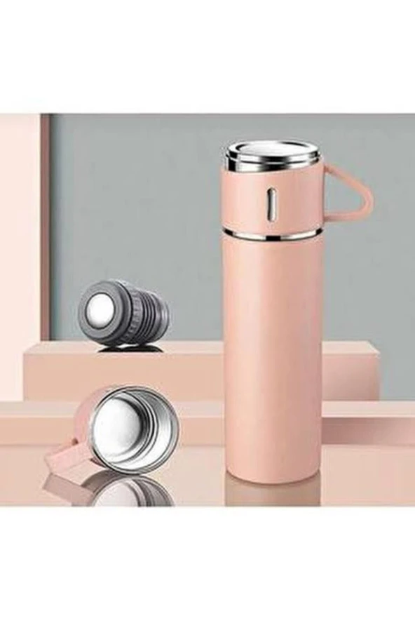 BilKa Vacuum flask set pembe termos